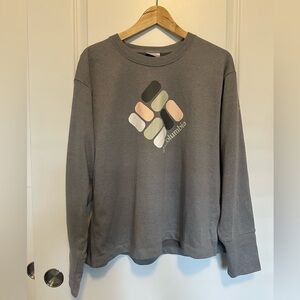 Columbia / Oversized Grey Sweatshirt with Logo